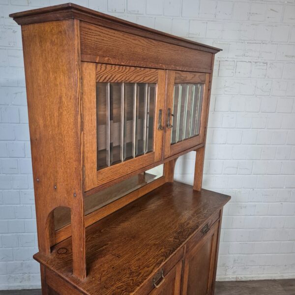 Buffetschrank Schrank Jugendstil 1920 Eiche – Bild 4