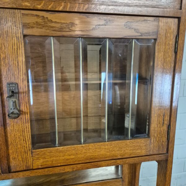 Buffetschrank Schrank Jugendstil 1920 Eiche – Bild 9