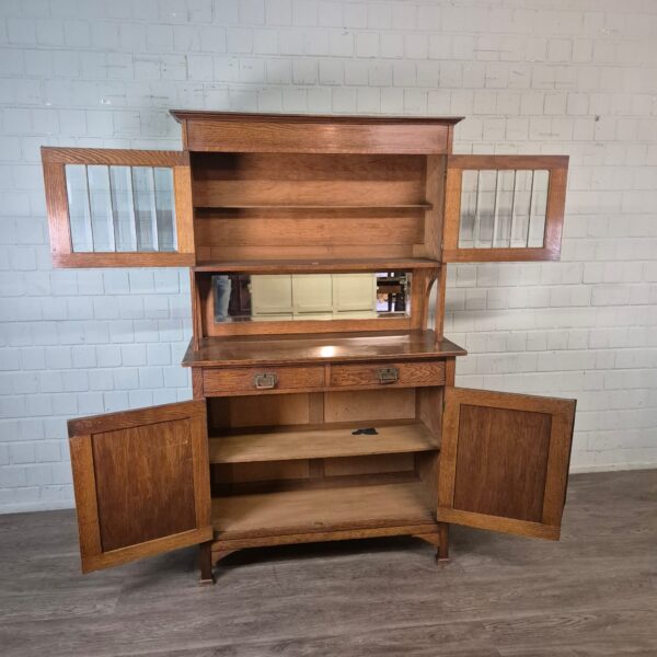 Buffetschrank Schrank Jugendstil 1920 Eiche – Bild 14