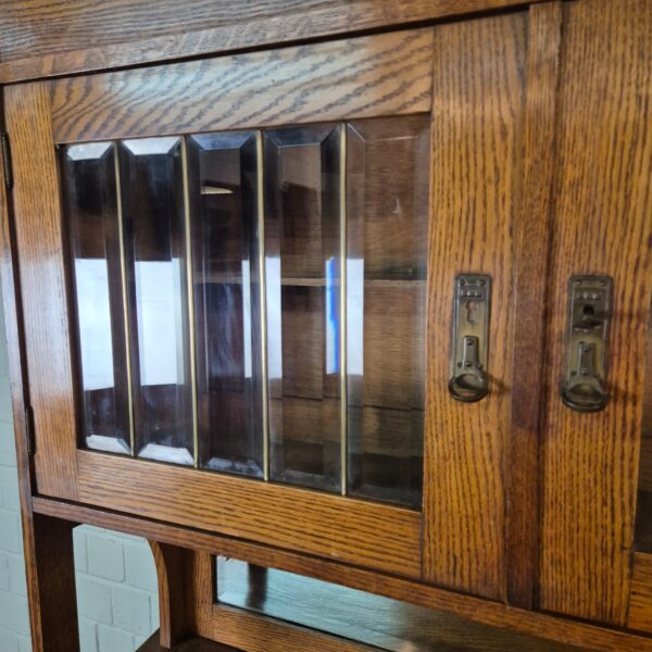 Buffetschrank Schrank Jugendstil 1920 Eiche – Bild 7