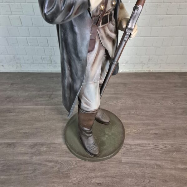 Skulptur Dekoration Soldat amerikanischer Bürgerkrieg 1,86 m – Bild 6