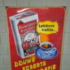 Emaille Schild Werbeschild Douwe Egberts Koffie 0,58 m x 0,78 m – Bild 2