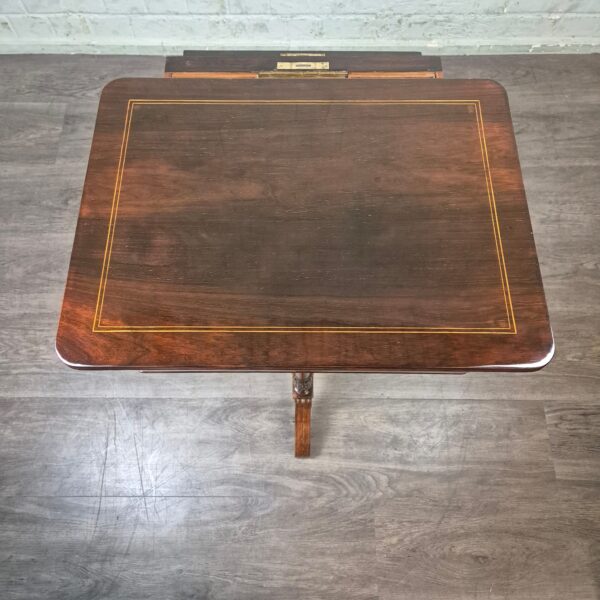 Nähtisch Biedermeier 1840 Mahagoni – Bild 15