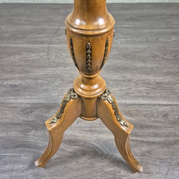 Beistelltisch Neubarock Nussbaum Marmor – Bild 10
