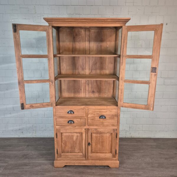 Vitrine Schaukasten Teakholz 1,00 m – Bild 12