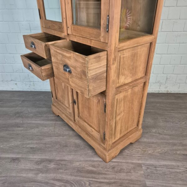 Vitrine Schaukasten Teakholz 1,00 m – Bild 17