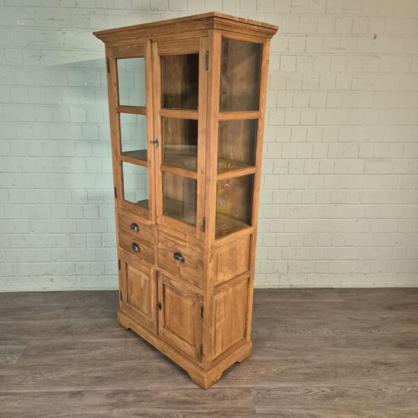 Vitrine Schaukasten Teakholz 1,00 m – Bild 3