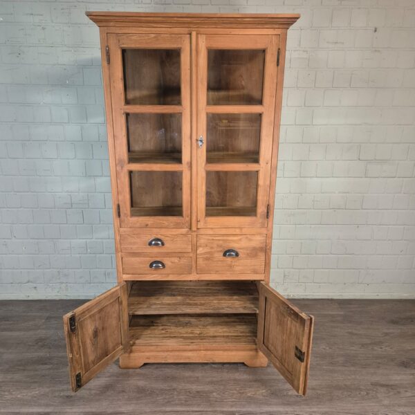 Vitrine Schaukasten Teakholz 1,00 m – Bild 19