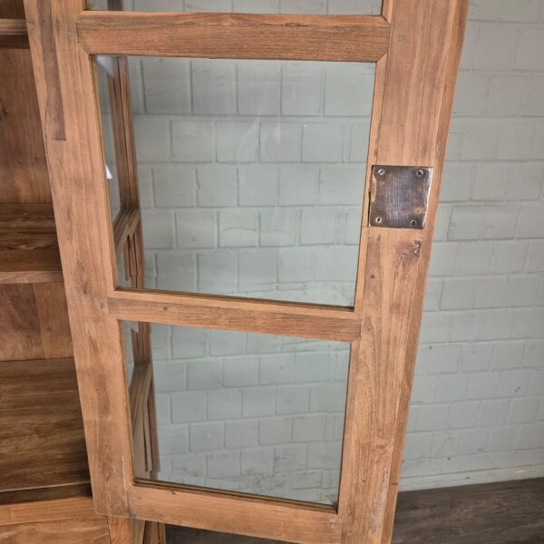 Vitrine Schaukasten Teakholz 1,00 m – Bild 15
