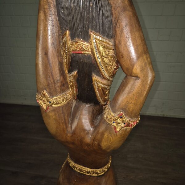 Skulptur Dekoration Frauenfigur 1950 Massivholz (Kopie) – Bild 15