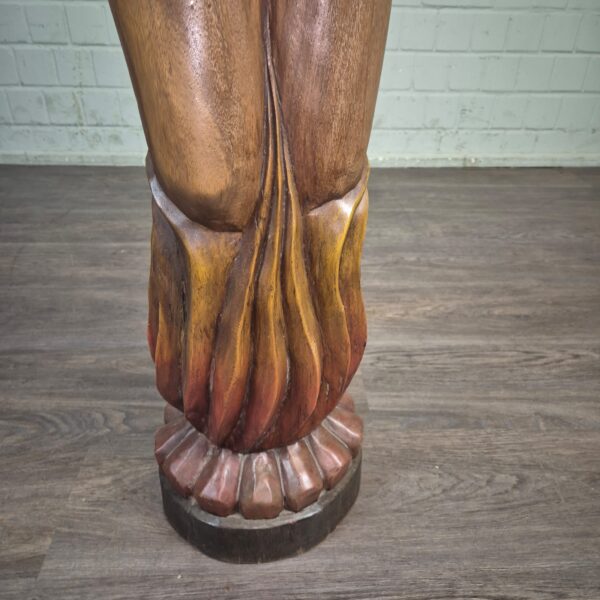 Skulptur Dekoration Frauenfigur 1950 Massivholz (Kopie) – Bild 7