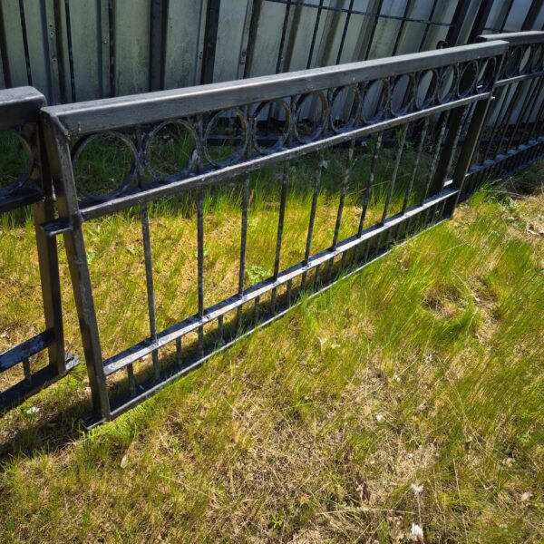 8 x Gartenzaun Zaun Metall verzinkt Setpreis – Bild 3