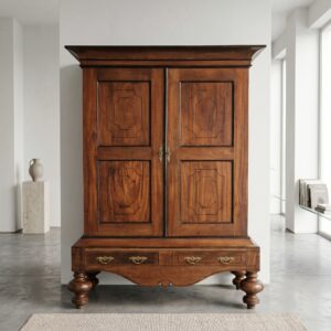 Schrank Kleiderschrank Biedermeier 1820 Mahagoni
