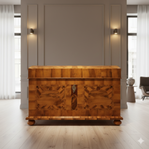 Truhe Barock 1780 Nussbaum