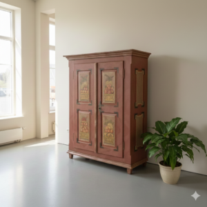 Schrank Bauernmalerei Biedermeier 1820