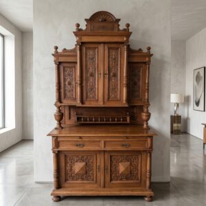 Buffetschrank Schrank Gründerzeit 1880 Eiche