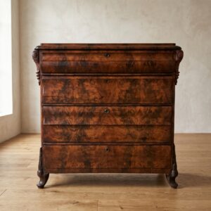 Kommode Biedermeier 1850 Mahagoni