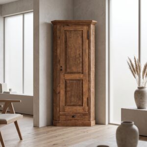 Eckschrank Schrank Teakholz 0,87 m