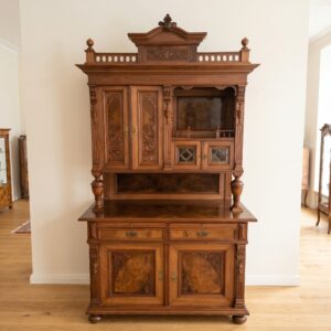 Buffetschrank Schrank Gründerzeit 1890 Nussbaum