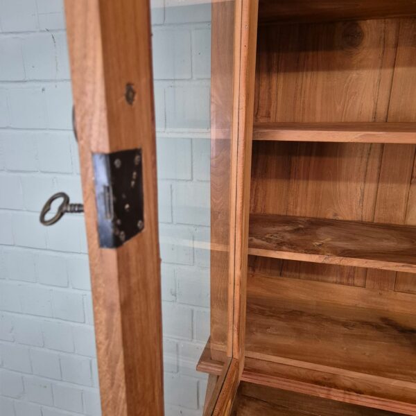Vitrine Krämerschrank Teakholz 2,15 m – Bild 10