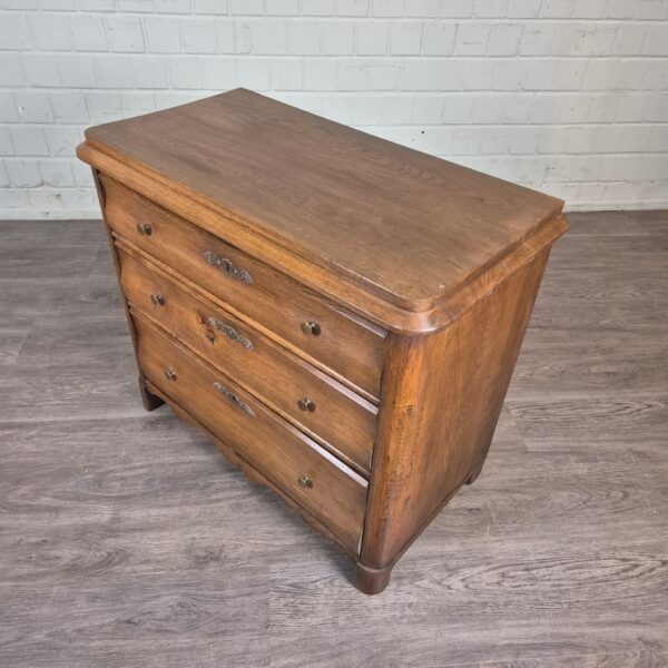 Kommode Biedermeier 1850 Eiche – Bild 3