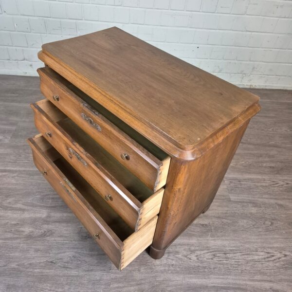 Kommode Biedermeier 1850 Eiche – Bild 6