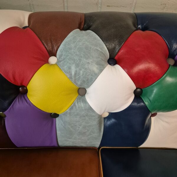 Chesterfield Sofa Couch Leder Modell Karneval 2,90 m – Bild 6