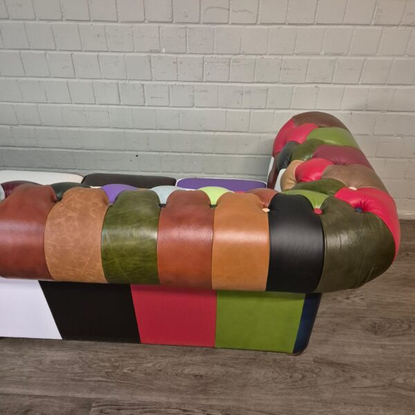 Chesterfield Sofa Couch Leder Modell Karneval 2,90 m – Bild 11
