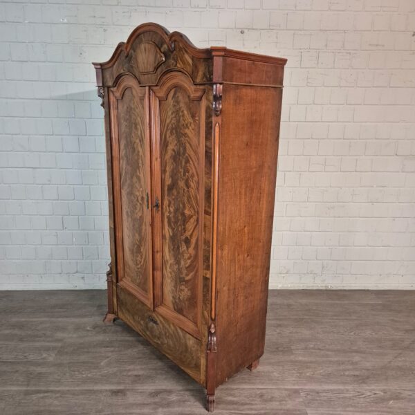 Schrank Kleiderschrank Louis Philippe 1860 Mahagoni – Bild 2