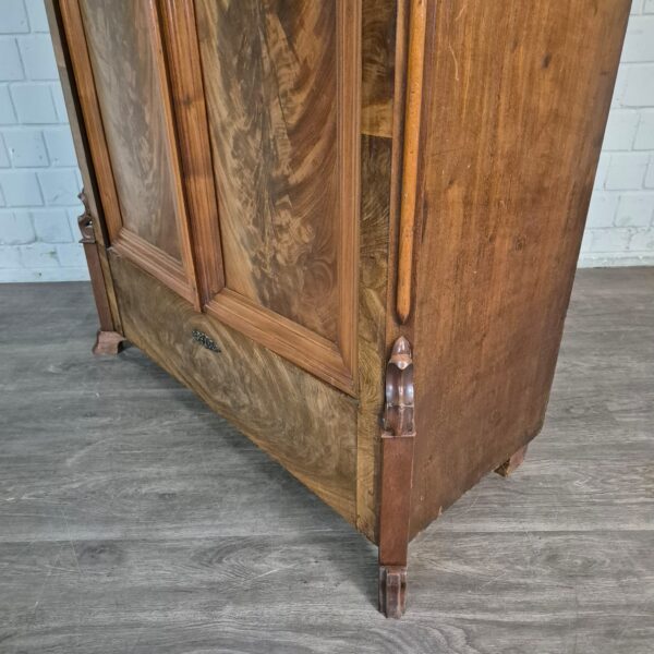 Schrank Kleiderschrank Louis Philippe 1860 Mahagoni – Bild 7