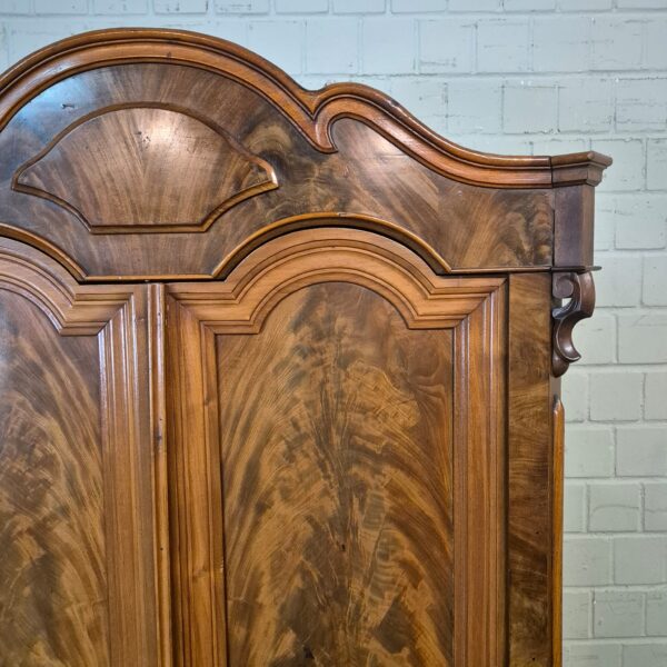 Schrank Kleiderschrank Louis Philippe 1860 Mahagoni – Bild 5