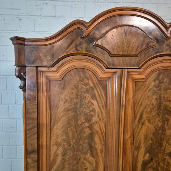 Schrank Kleiderschrank Louis Philippe 1860 Mahagoni – Bild 4