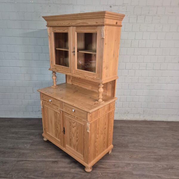 Buffetschrank Schrank Gründerzeit 1880 Kiefer – Bild 3