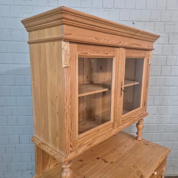 Buffetschrank Schrank Gründerzeit 1880 Kiefer – Bild 8
