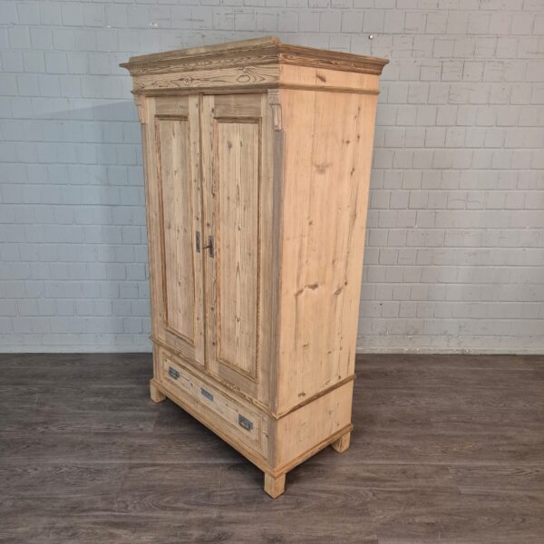 Schrank Kleiderschrank Jugendstil 1900 Kiefer – Bild 3