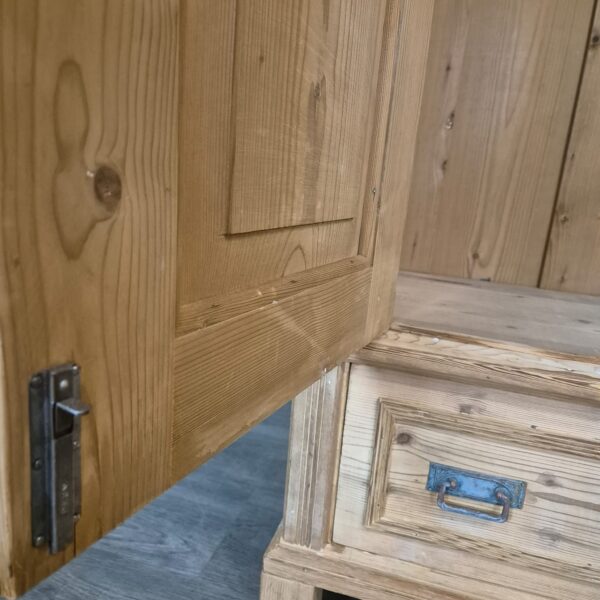 Schrank Kleiderschrank Jugendstil 1900 Kiefer – Bild 10