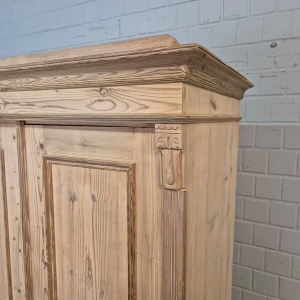 Schrank Kleiderschrank Jugendstil 1900 Kiefer – Bild 5