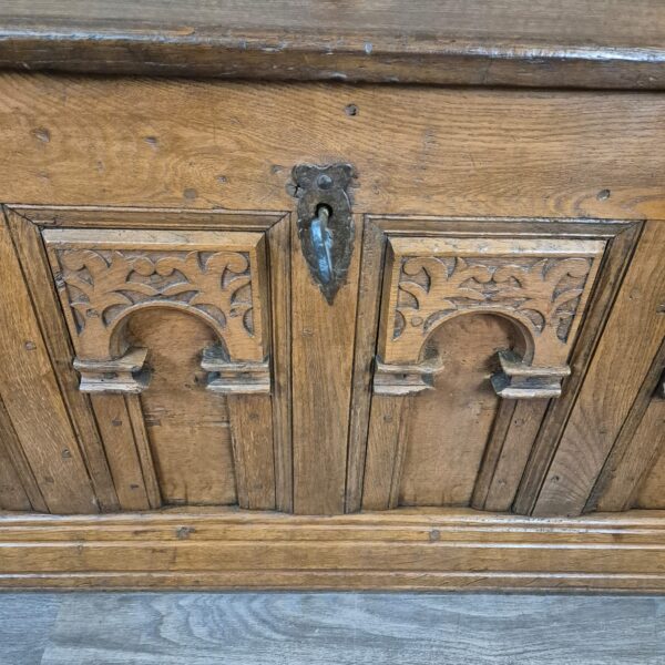 Truhe Barock 1780 Eiche – Bild 10