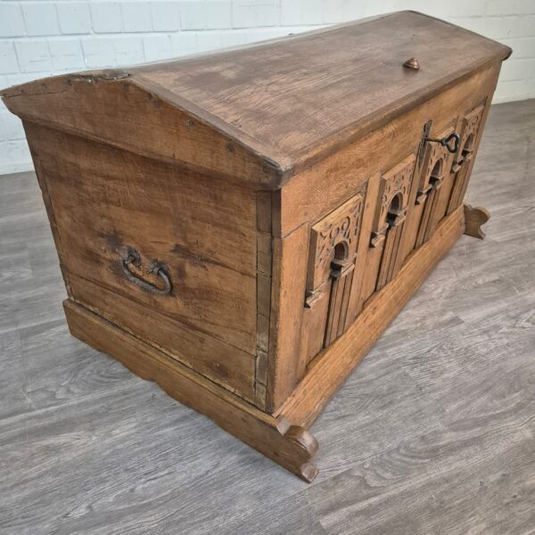 Truhe Barock 1780 Eiche – Bild 4