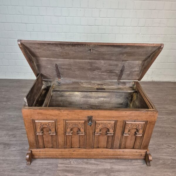 Truhe Barock 1780 Eiche – Bild 13