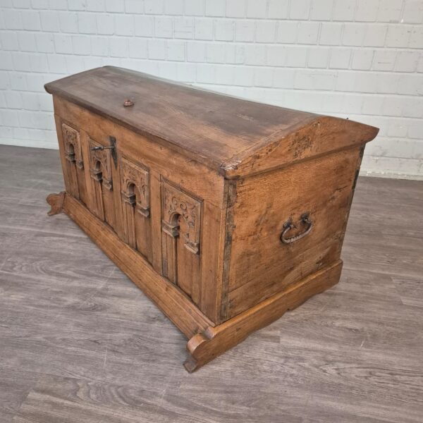 Truhe Barock 1780 Eiche – Bild 5