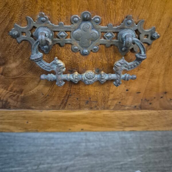 Schrank Kleiderschrank Louis Philippe 1860 Mahagoni – Bild 7