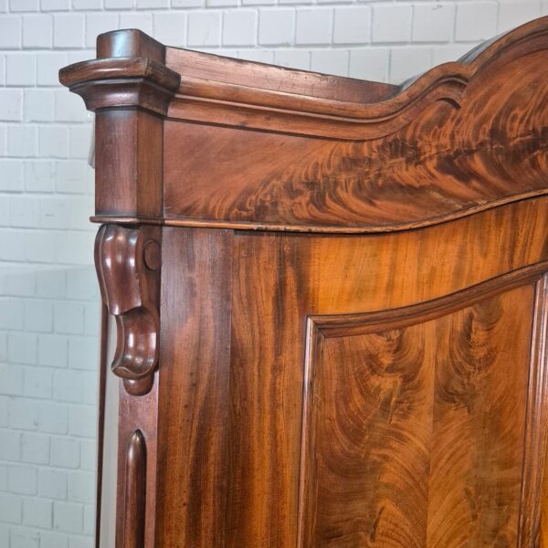 Schrank Kleiderschrank Louis Philippe 1860 Mahagoni – Bild 10