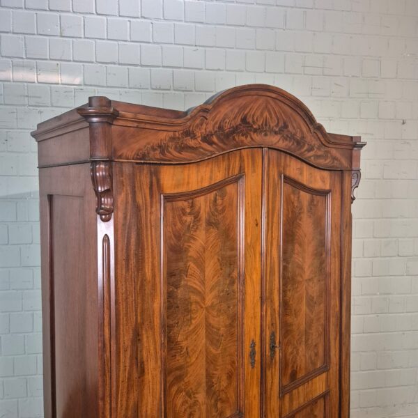 Schrank Kleiderschrank Louis Philippe 1860 Mahagoni – Bild 9