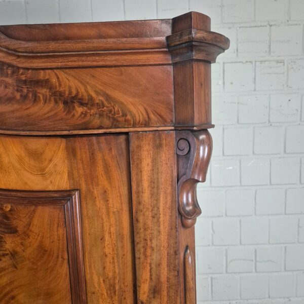 Schrank Kleiderschrank Louis Philippe 1860 Mahagoni – Bild 5