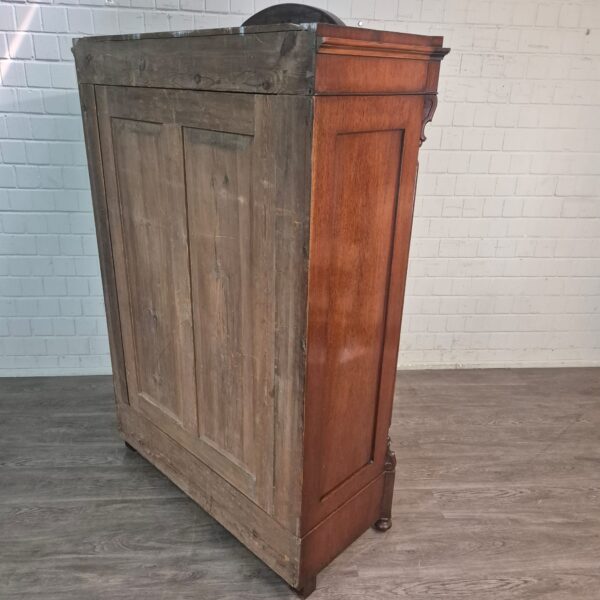 Schrank Kleiderschrank Louis Philippe 1860 Mahagoni – Bild 17