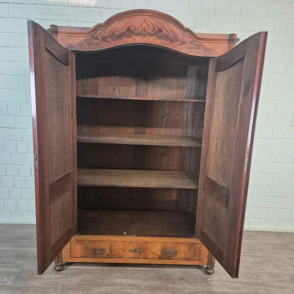 Schrank Kleiderschrank Louis Philippe 1860 Mahagoni – Bild 12