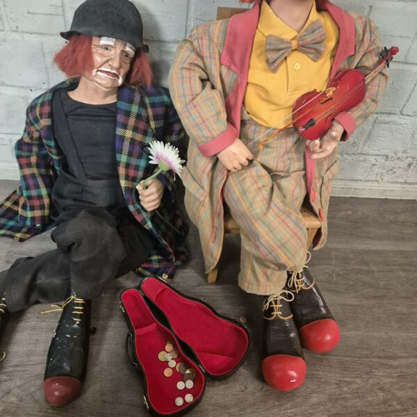 Dekoration Puppen Schausteller-Clowns 75 cm – Bild 10