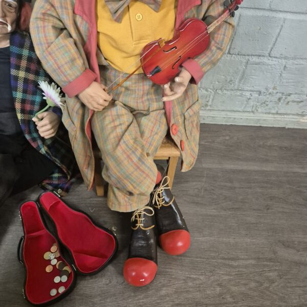 Dekoration Puppen Schausteller-Clowns 75 cm – Bild 9