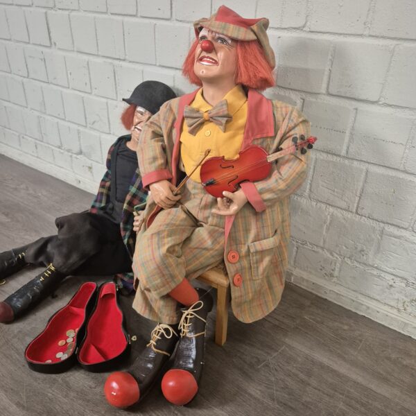 Dekoration Puppen Schausteller-Clowns 75 cm – Bild 2